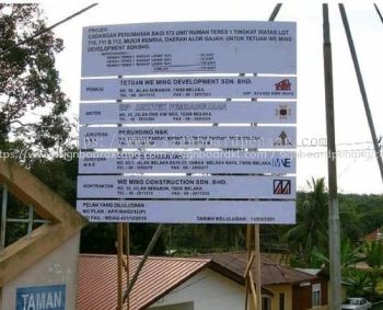 CONSTRUCTION SITE SIGNBOARD SUPPLY AT PERLIS | KEDAH | PENANG  | PERAK