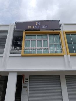 SHOPFRONT ZIGZAG BANNER INSTALLED AT PENANG | JURU | BAYAN LEPAS | BUTTERWORTH