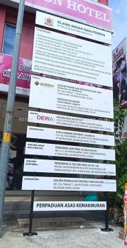 LONG-LASTING PROJECT SITE SIGNBOARD BUILDER IN PENAGA, TASEK GELUGOR & KEDAH