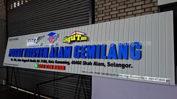 PREMIUM 3D LED FACE-LIT LETTERS + ALUMINIUM STRIP BASE SIGNAGE EXPERT IN MAKLOM, TIKAM BATU & PENANG