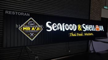 COMMERCIAL FRONTAGE BRANDING | 3D LED BOX-UP DISPLAY SIGNBOARD SUPPLIER IN JITRA, CHANGLUN & BATU FERRINGHI