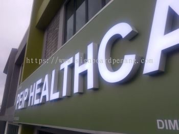 Healthcare Branding Solutions | Premium 3D LED Frontlit Signboard Installation in Ipoh, Taiping & Kampar