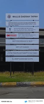 Project Identity Solutions | Professional Construction Site Signboard Installation in Jitra, Alor Setar & Kulim