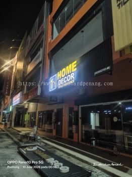 Storefront Branding Solutions | Premium 3D LED Frontlit Box Up Aluminium Panel Signboard Maker in Ipoh, Taiping & Kampar