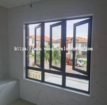 Perfomance Casement Window with Fixed Glass 