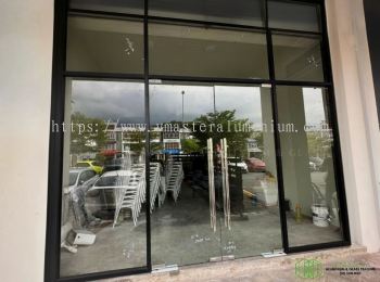 TEMPERED GLASS DOOR WITH FIXED GLASS AT NUSA SENTRAL