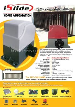 I Slide DC Sliding Autogate Motor Set for 500kg Gate