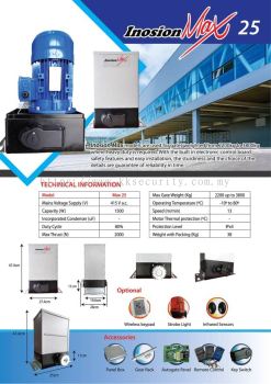 Inosion Max 25 Heavy Duty AC Sliding Motor Autogate Set for 2,200kg to 3,800kg Gate (3 Phase) - For Industry Use 