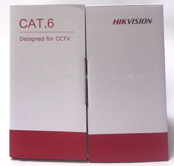 HIKVISION CAT6 Cable - 305 m CAT6 UTP Network Cable (Solid Copper, 0.55 mm, Orange) (DS-1LN6-SC0)