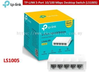 TP-LINK 5-Port / 8-Port 10/100 Mbps Desktop Switch (LS1005 / LS1008)