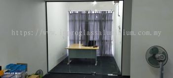 Commercial Tempered Glass Door Works at Klang