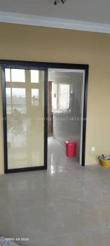 Glass Door Works at Klang