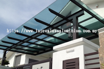 10.38mm Laminated/IR Glass With Pergola Stand | Glass Contractor at Shah Alam, Setia Alam, Puncak Alam