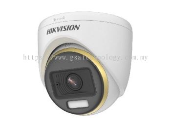 2MP ColorVu Indoor Audio Fixed Turret Camera - DS-2CE70DF3T-PFS