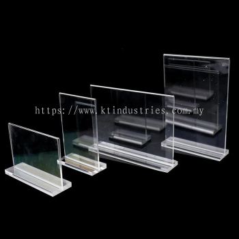 Acrylic T shape Displays Stands