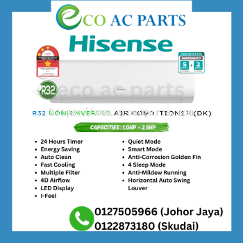 Hisense R32 Inverter Air Conditioner (DK)