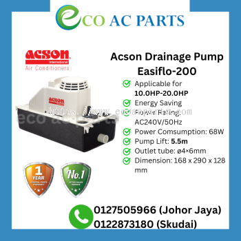 ACSON DRAINAGE PUMP EASI FLO 200 / PT9 - B10