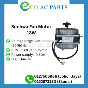 SUNHWA FAN MOTOR 18 W