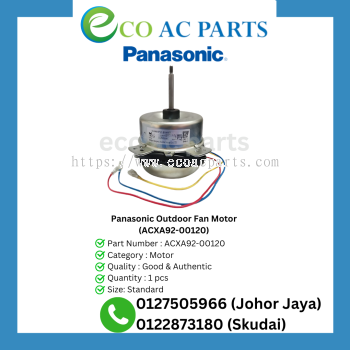 Panasonic Outdoor Fan Motor (ACXA92-00120)