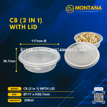 C8 (2 in 1) WITH LID