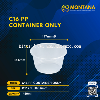 C16 PP  CONTAINER ONLY