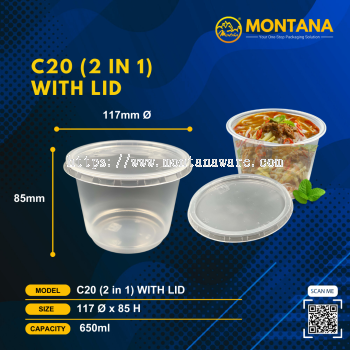 C20 (2 in 1) WITH LID