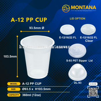 A-12 PP CUP