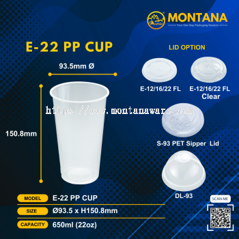 E-22 PP CUP