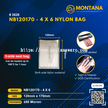 (2628) NB120170 - 4 x 6 NYLON BAG