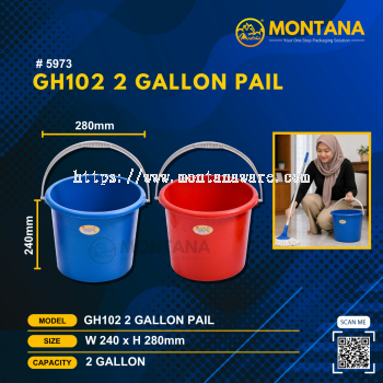 (5973) GH102 2 GALLON PAIL