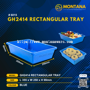 (6015) GH2414 RECTANGULAR TRAY