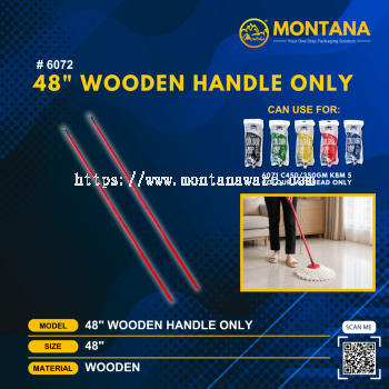 (6072) 48_ WOODEN HANDLE ONLY