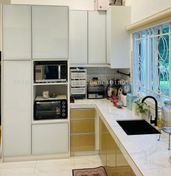 3G Glass Door Kitchen Cabinet