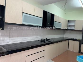 Melamine Kitchen Cabinet @Henna Residence