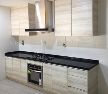 Melamine Kitchen Cabinet @Kem Sungai Besi