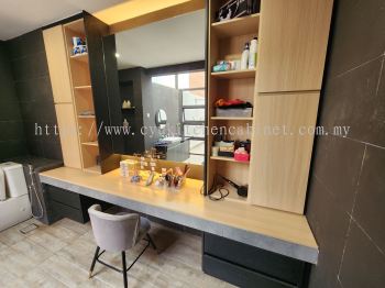 Bedroom Dressing Cabinet | Make Up Cabinet Design at Klang | Selangor