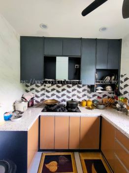 Melamine Kitchen Cabinet @Taman Bukit Subang | Shah Alam | Selangor | Malaysia