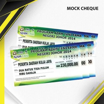 Mock Cheque