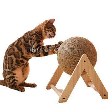 Cat Scratching Ball