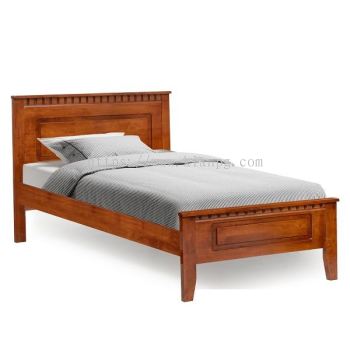 DARWIN 3.5' Super Single Wooden Bed Oak