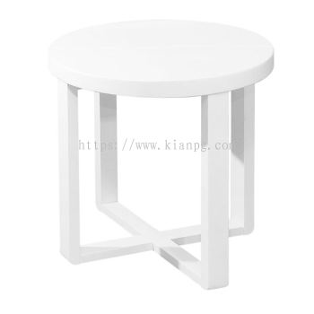 DONALD Lamp Table White