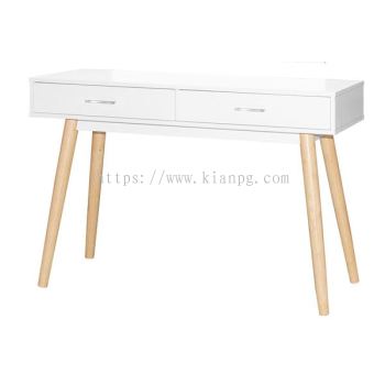 CHILE Console Table White / Natural