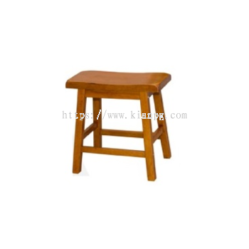 CALIFORNIA Bar Stool (H18") Oak