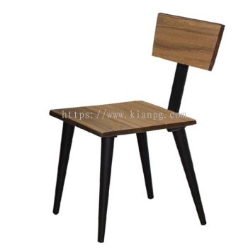 Eiffel Dining Chair Cappuccino / Black Leg