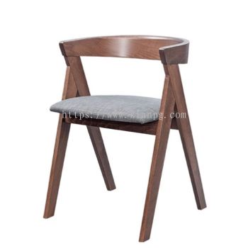 HARRISBURG Arm Dining Chair Merlot Beech