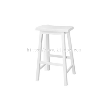 CALIFORNIA Bar Stool (H29") White