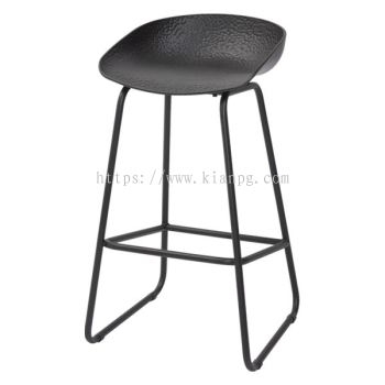 SAN FRANCISCO Bar Chair (H29") Black