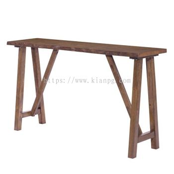 ALASKA 4FT Console Table Walnut