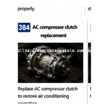 Ac Compressor Clutch Replacement