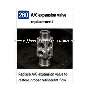 Ac Expansion Valve Replacement